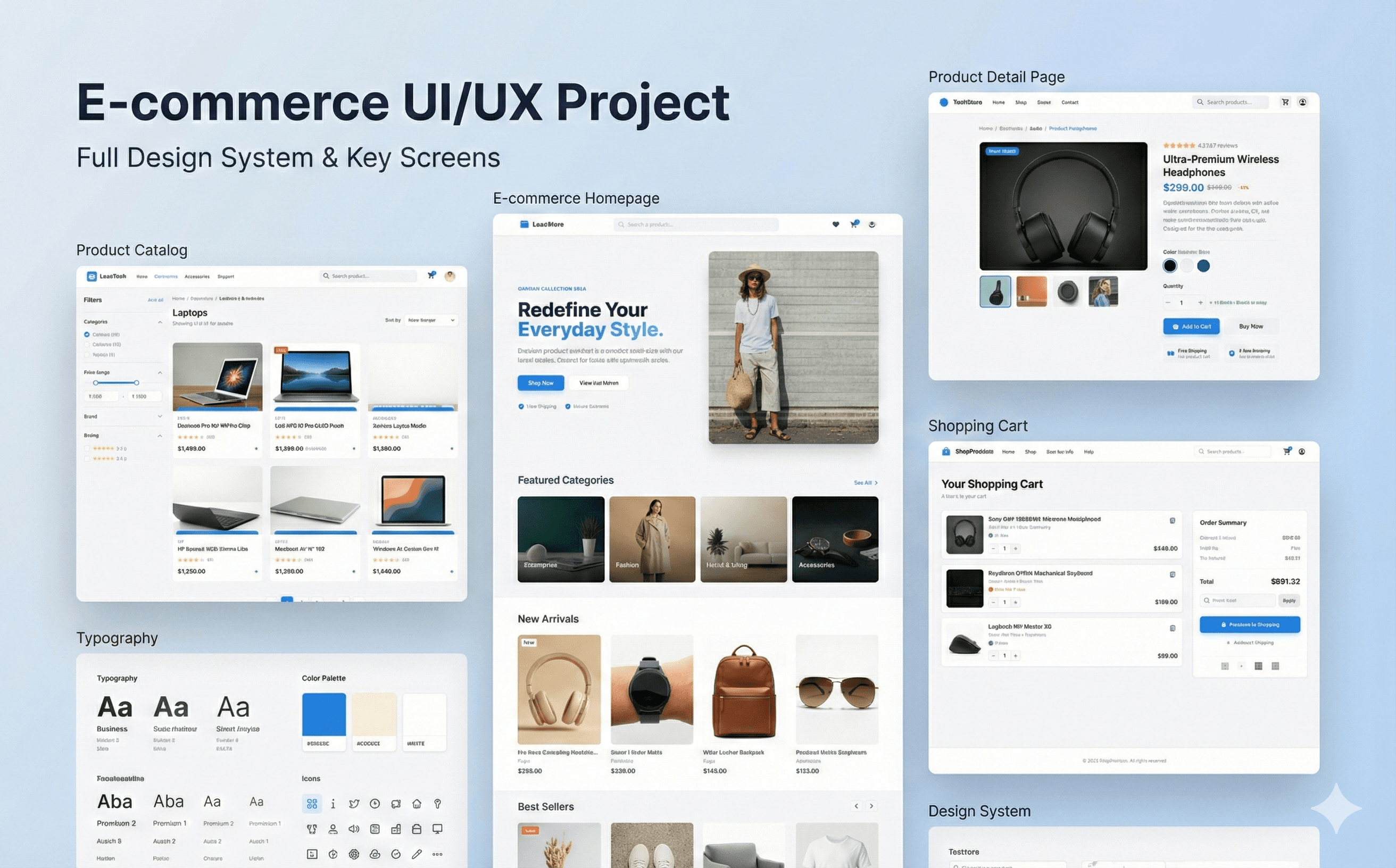 LuxeStore - E-Commerce